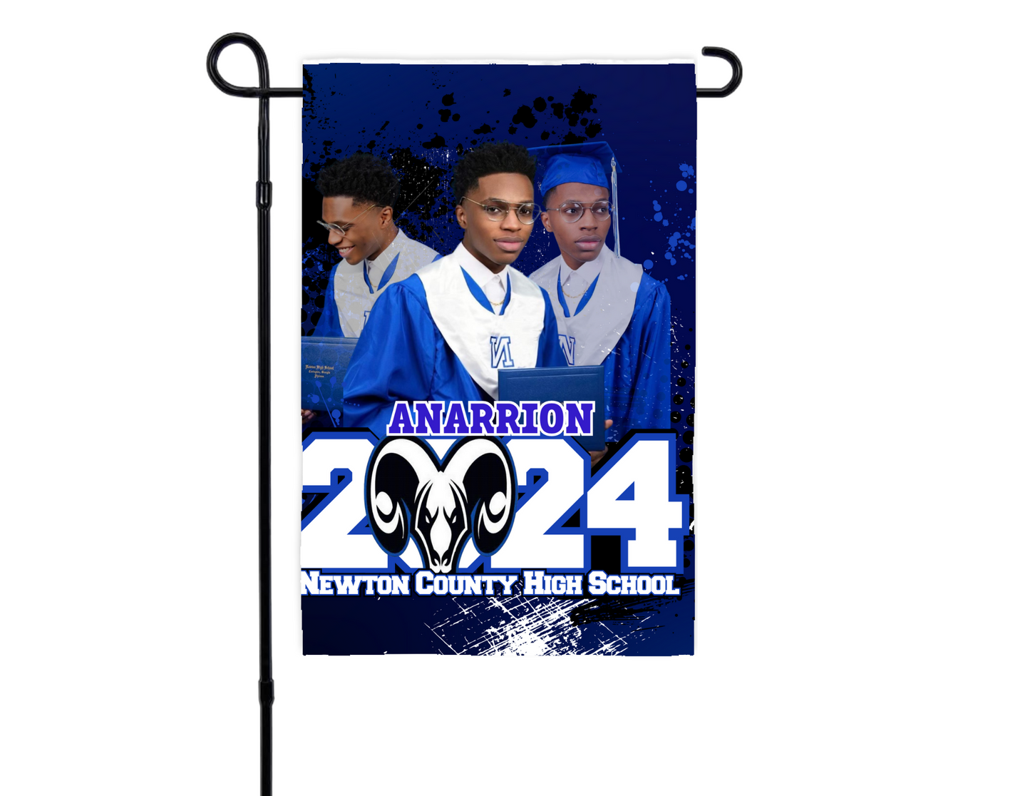 Graduation Garden Flag