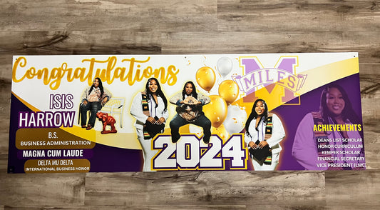 Graduation Banner - 2’x6’