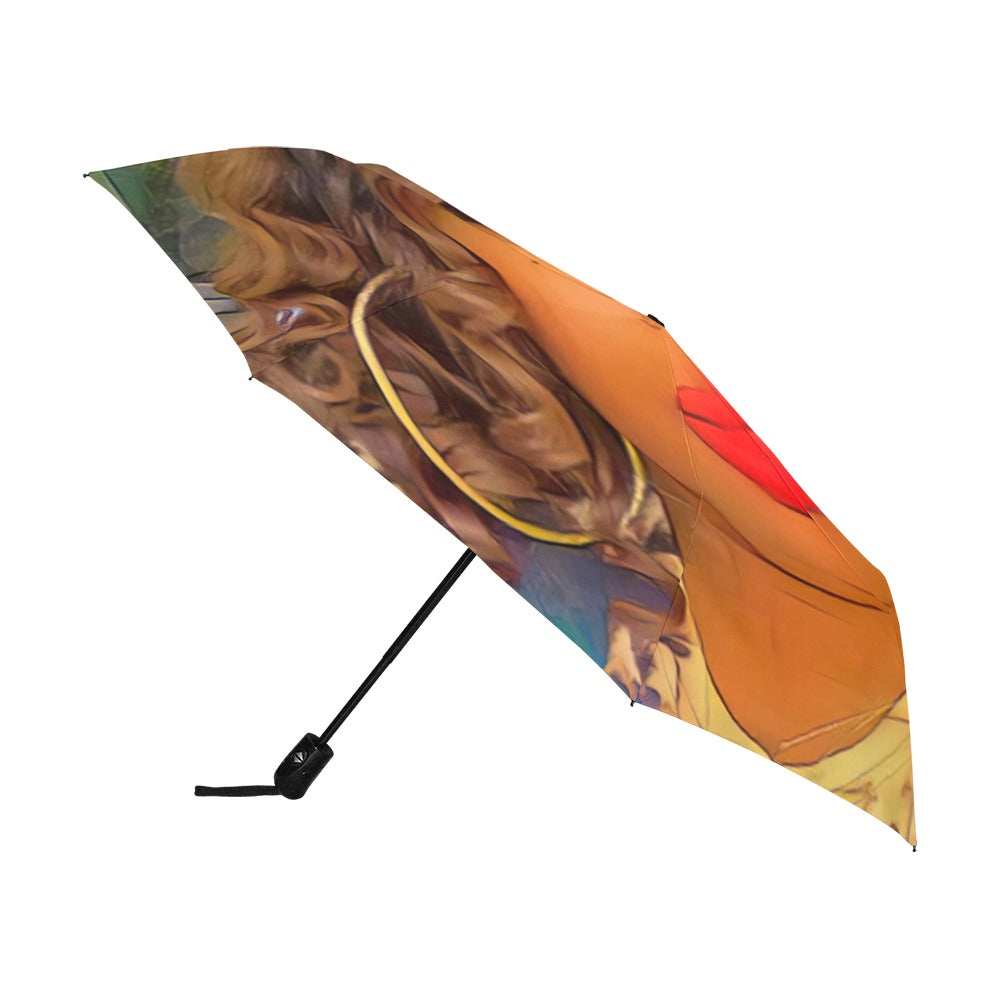 Custom Anti-UV Auto-Foldable Umbrella