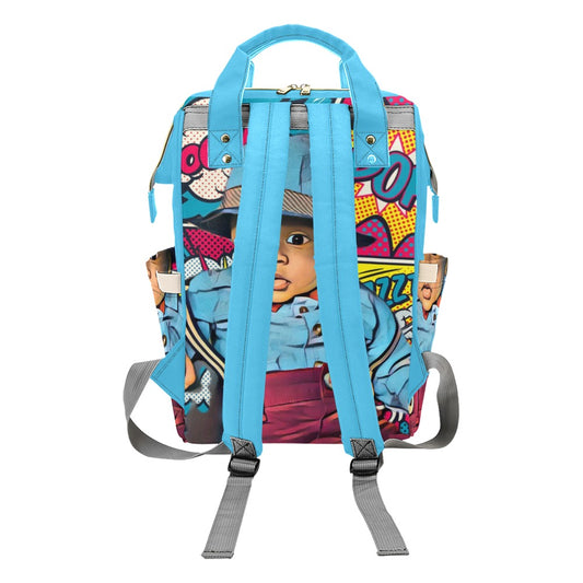 Customizable Multi-Function Diaper Backpack Diaper Bag